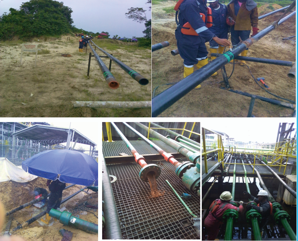Flowline installation from wellhead to flowstation by Edstivo Limited